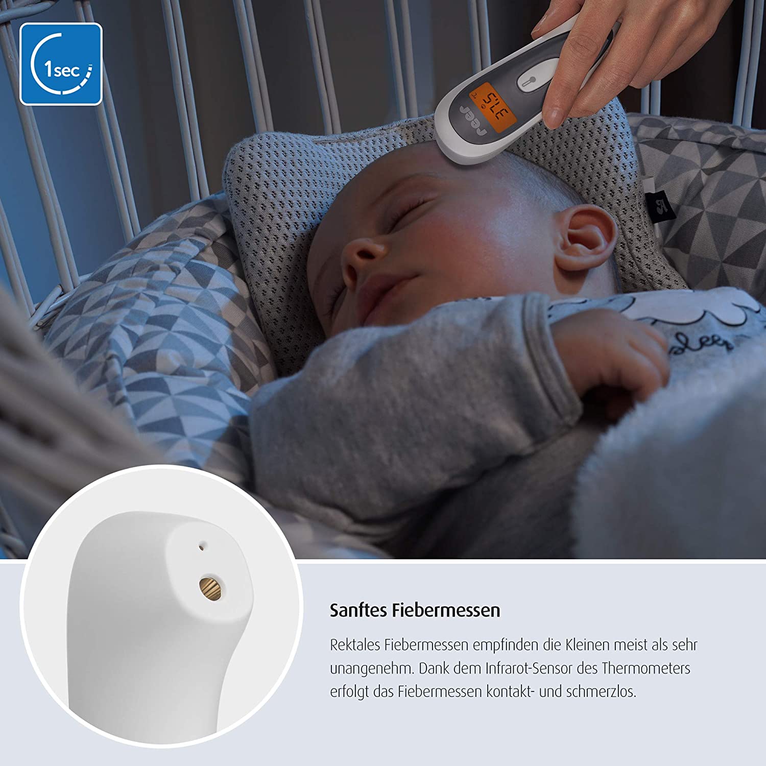 Reer - Colour Soft Temp 3 in 1 Contactless Infrared Thermometer