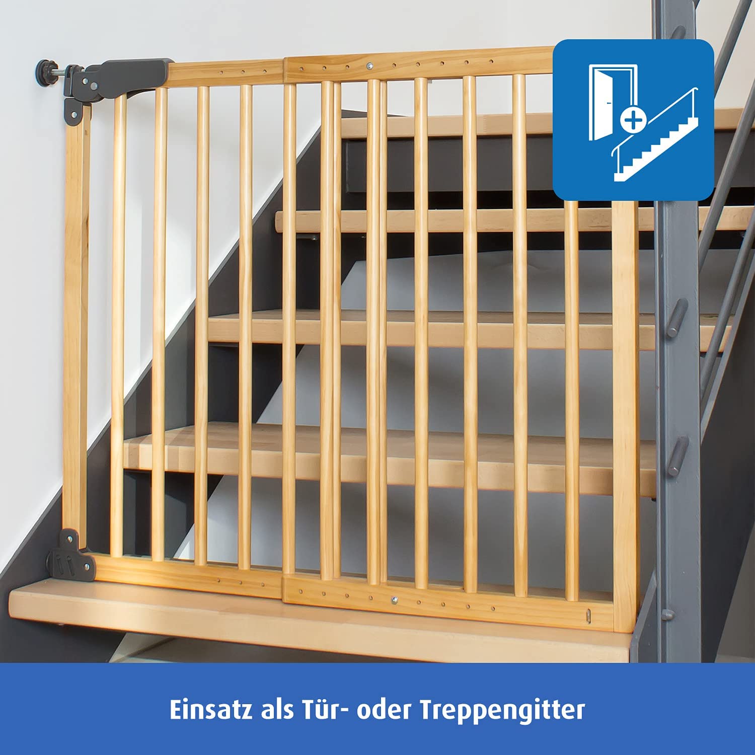Wooden stair shop gate ikea