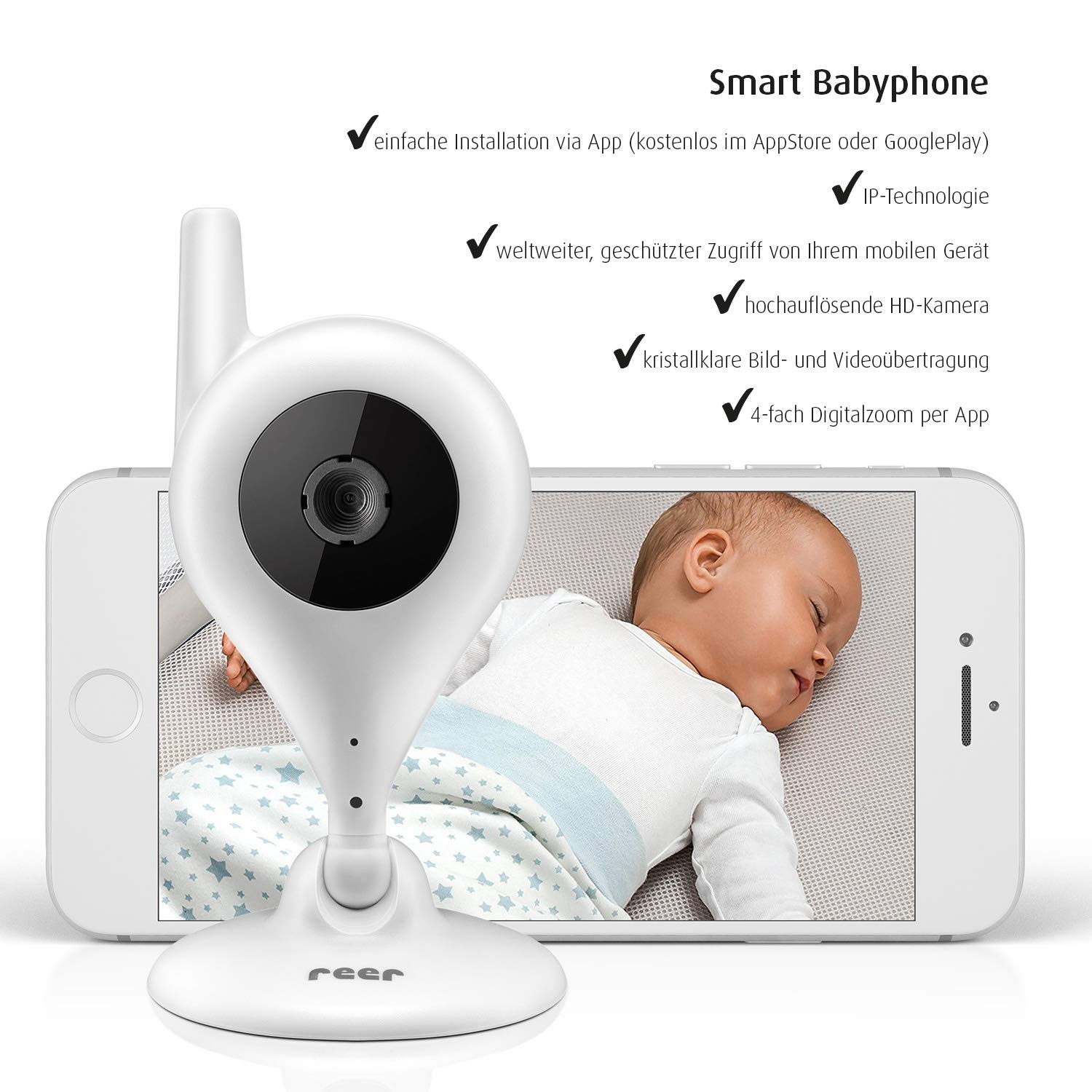 Reer IP BabyCam smart Video WiFi baby monitor