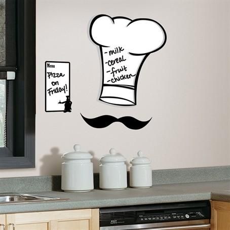RoomMates Chef Hat Dry Erase Giant Wall Decal