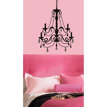 RoomMates Chandelier Giant Wall Decal with Gems