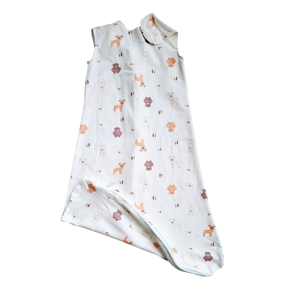 Tickle Tickle - Organic Clothing Sleeping Bag - White