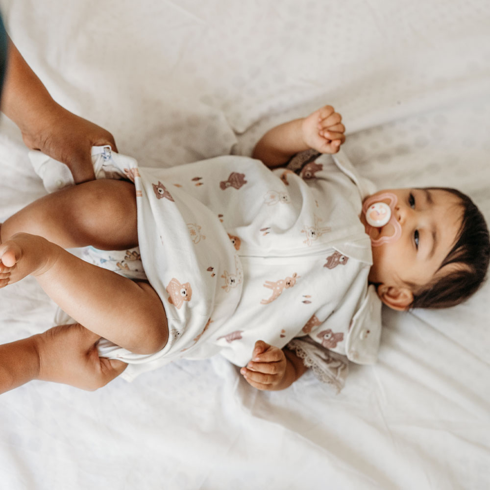 Tickle Tickle - Organic Clothing Sleeping Bag - White