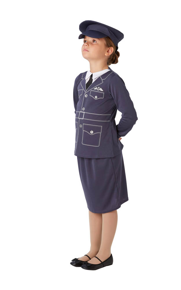Rubie's - Costumes Historical Women's Royal Air Force Child Profession Costume - Navy