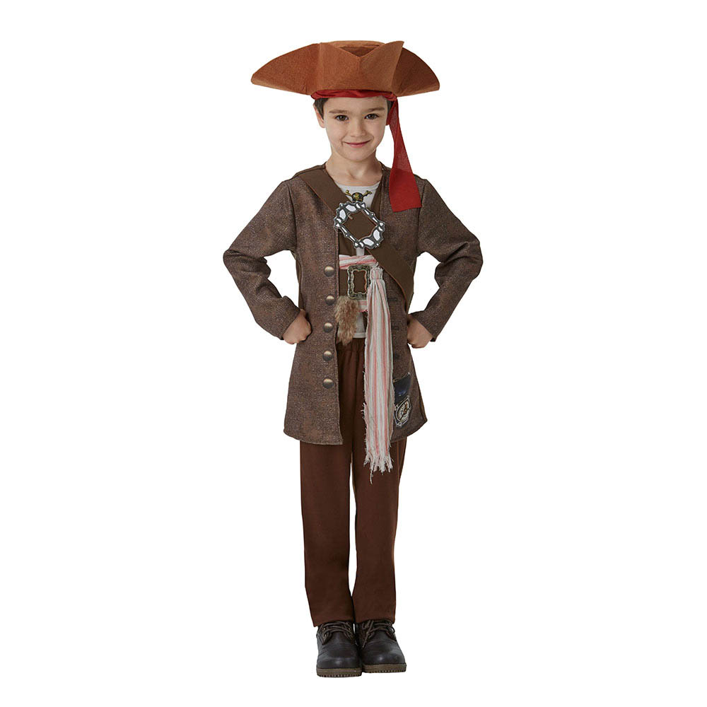 Rubie's - Official Disney Pirates of the Caribbean Jack Sparrow Costume - Brown