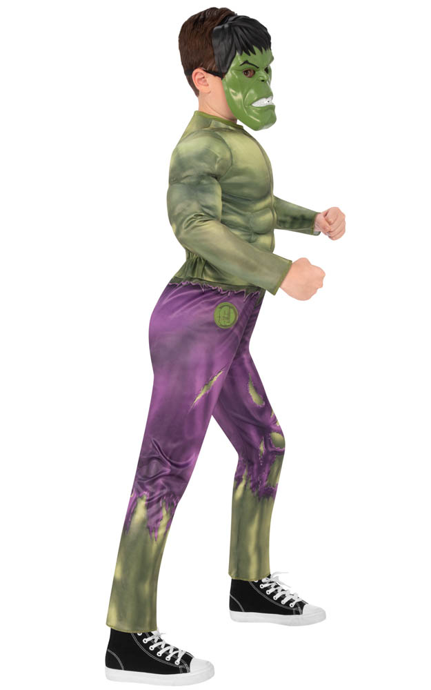 Rubie's - Official Marvel Avengers Hulk Deluxe Childs Costume, Kids Superhero Fancy Dress