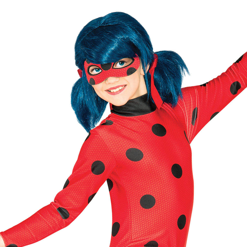 Rubie's - Official Miraculous Ladybug Childs Costume and Eye Mask - Red