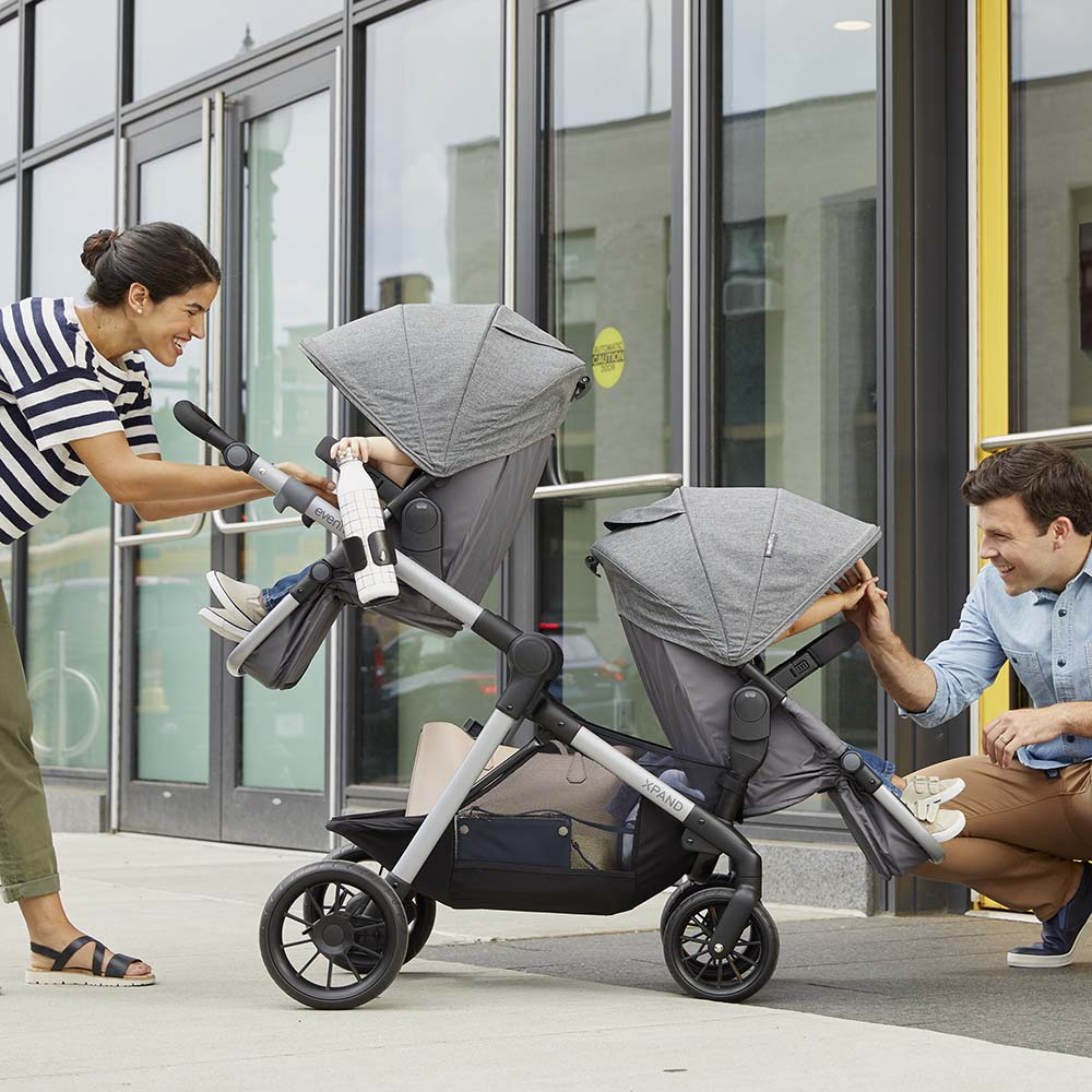 Evenflo Pivot Xpand Double Seat Stroller 0-25kg Percheron