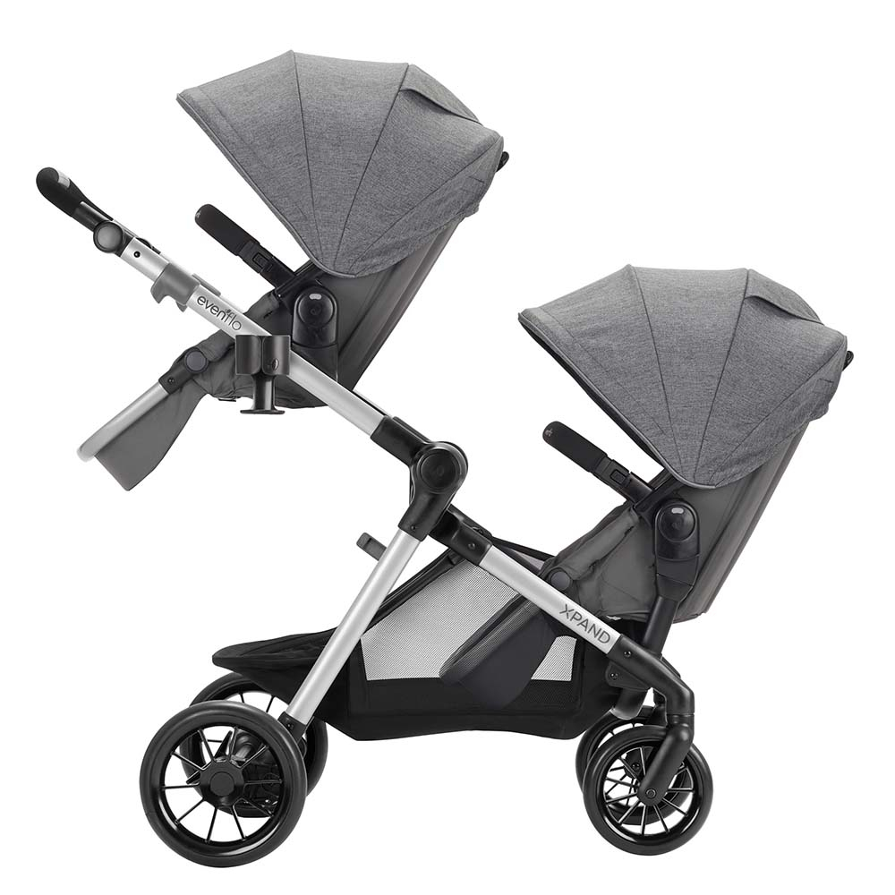 Evenflo Pivot Xpand Double Seat Stroller 0-25kg Percheron