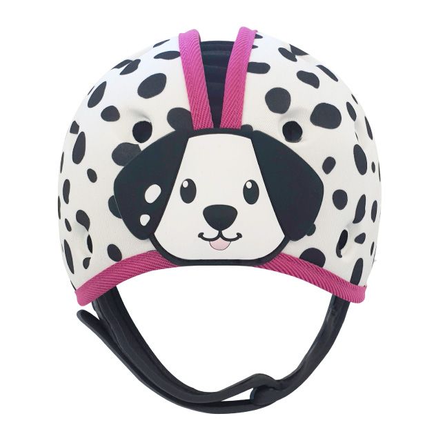 Safehead - Soft Helmet Learning To Walk - Dalmation Pink