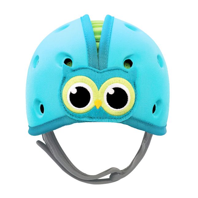 Safehead - Soft Helmet Learning To Walk - Owl Blue/Green