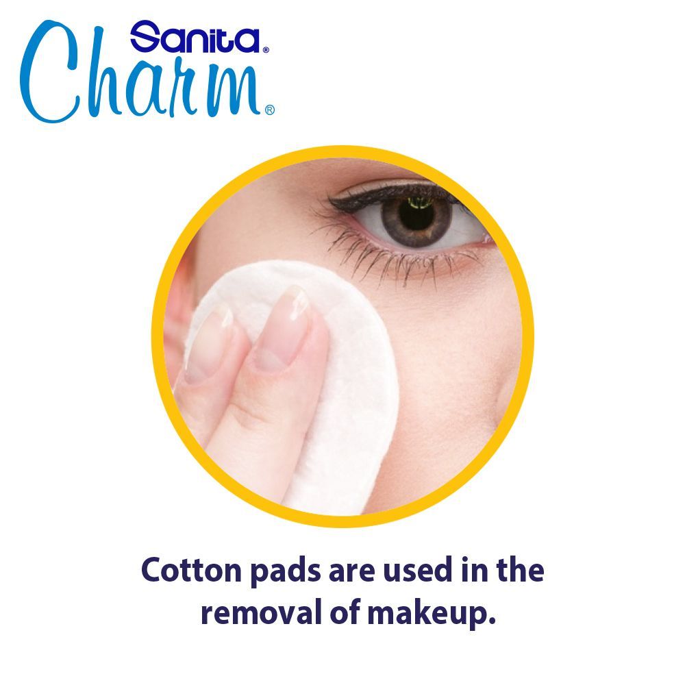 Sanita - Charm 100% Cotton Pads - 50 Pads