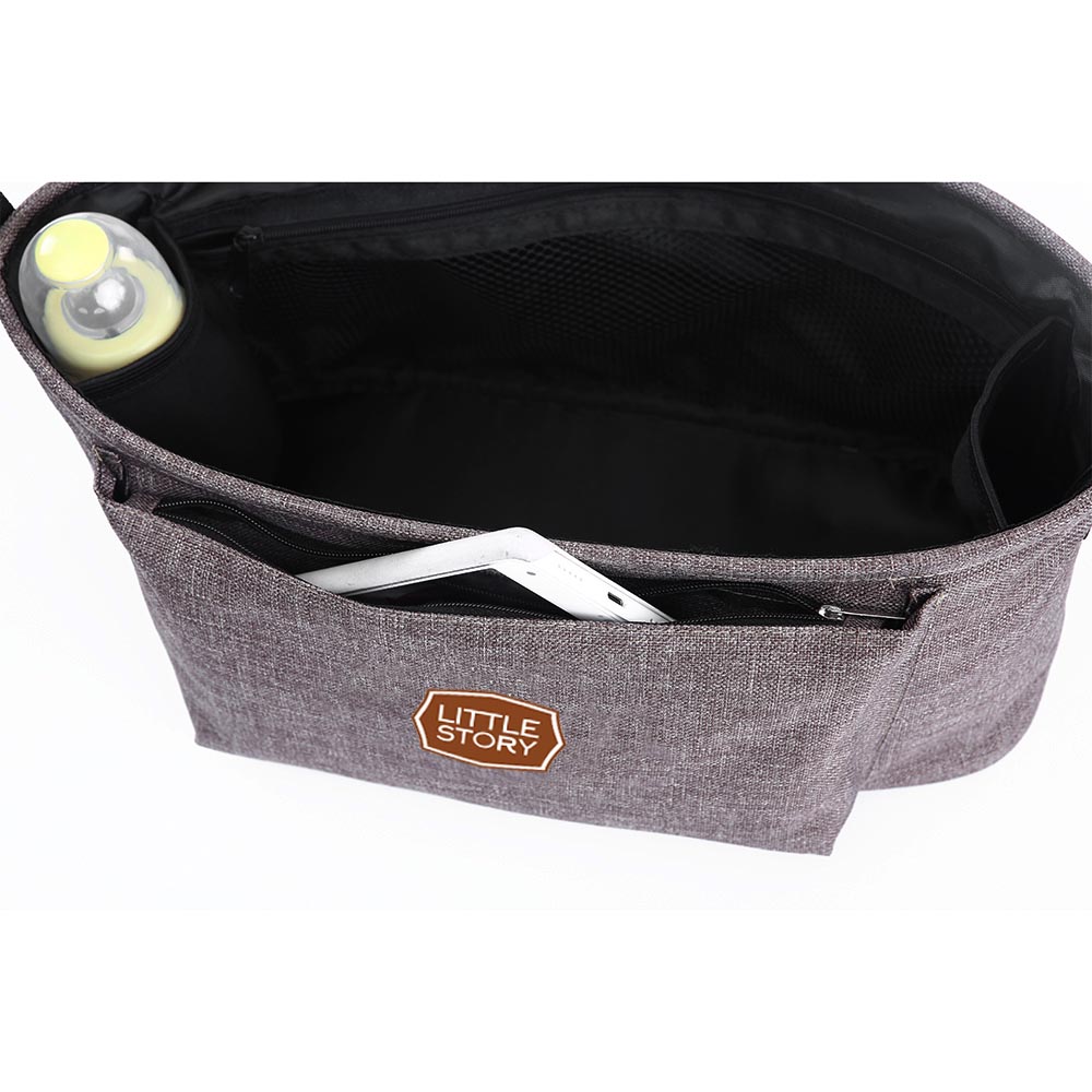 Little Story - Bronx Stroller Organizer - Ivory