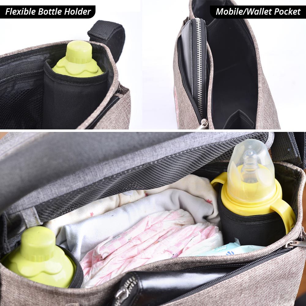 Little Story - Bronx Stroller Organizer - Ivory