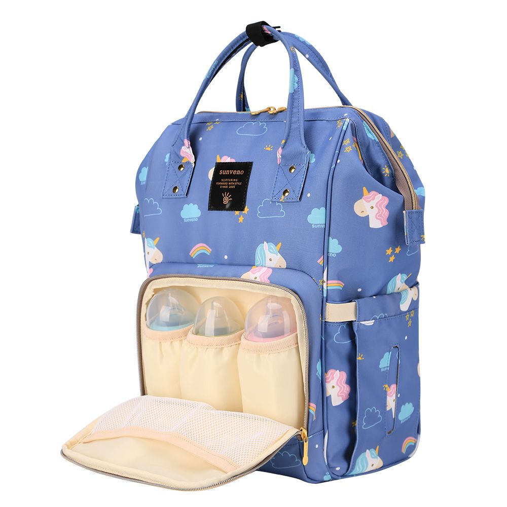 Sunveno - Diaper Bag - Unicorn Blue