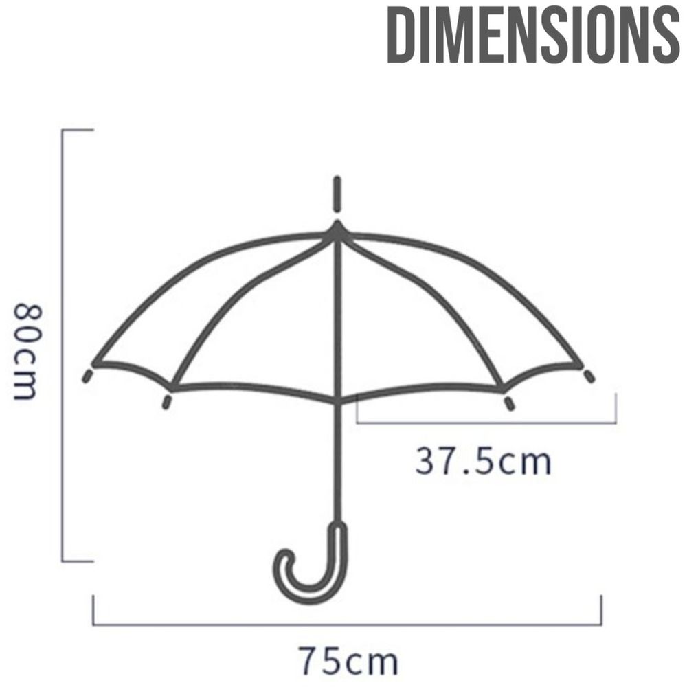 Teknum - Universal Stroller Umbrella W/ Clip - Black