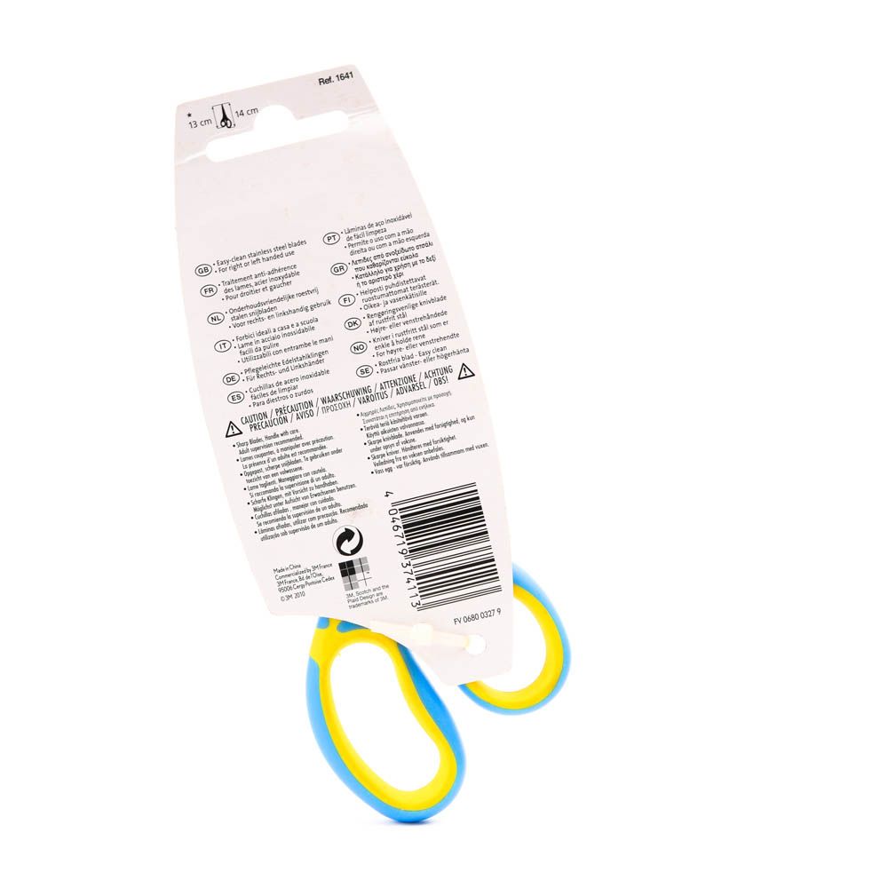 Scotch - Deco Kids Scissors Mixed Shipper (Green, Blue Or Pink) 1/Pack 13 Cm
