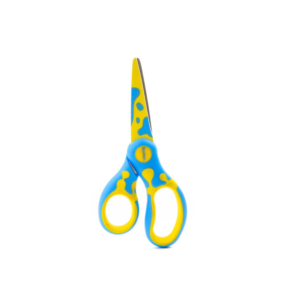 Scotch - Deco Kids Scissors Mixed Shipper (Green, Blue Or Pink) 1/Pack 13 Cm