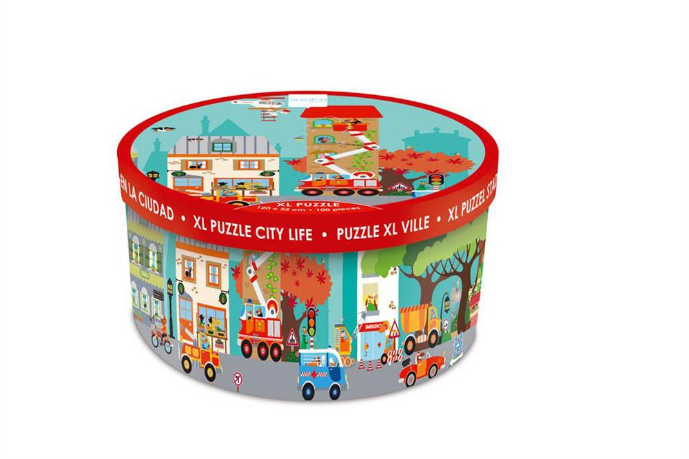Scratch europe - Floorpuzzle City 100 Pieces