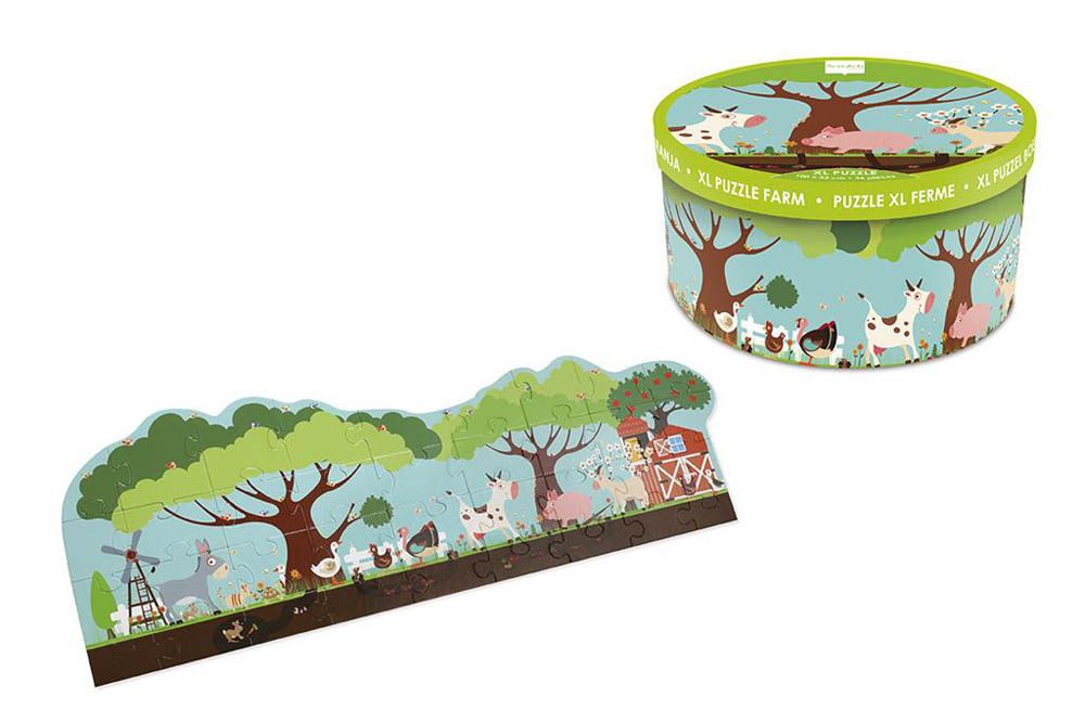 Scratch europe - Floorpuzzle Farm 36 Pieces