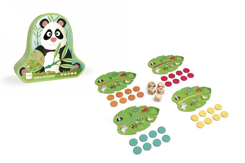 Scratch europe - Jungle Yam Yahtzee Board Game