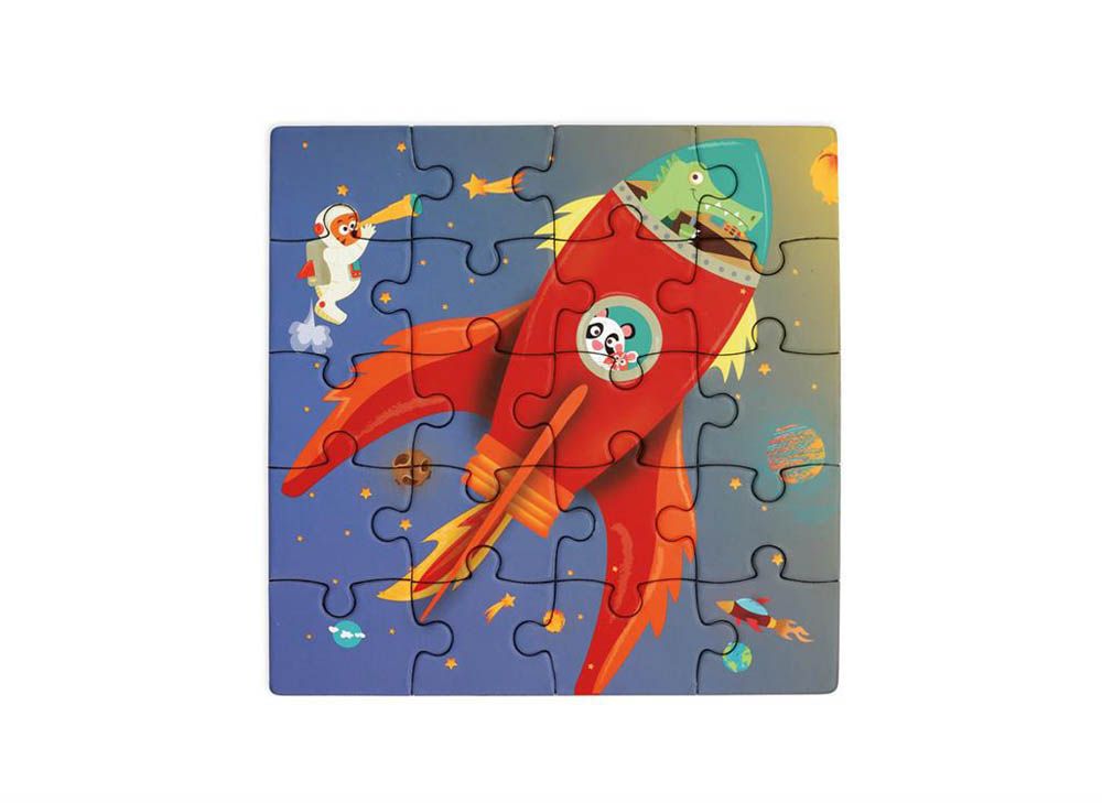 Scratch europe - Magnetic Puzzle Book To Go Space