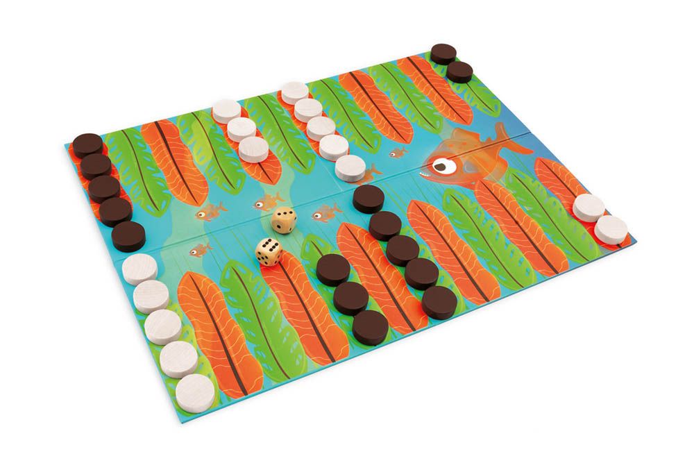 Scratch europe - Piranha Race - Junior Backgammon Game