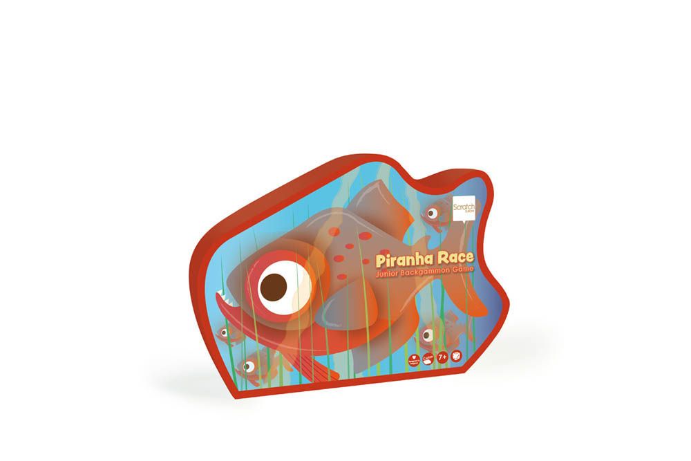 Scratch europe - Piranha Race - Junior Backgammon Game