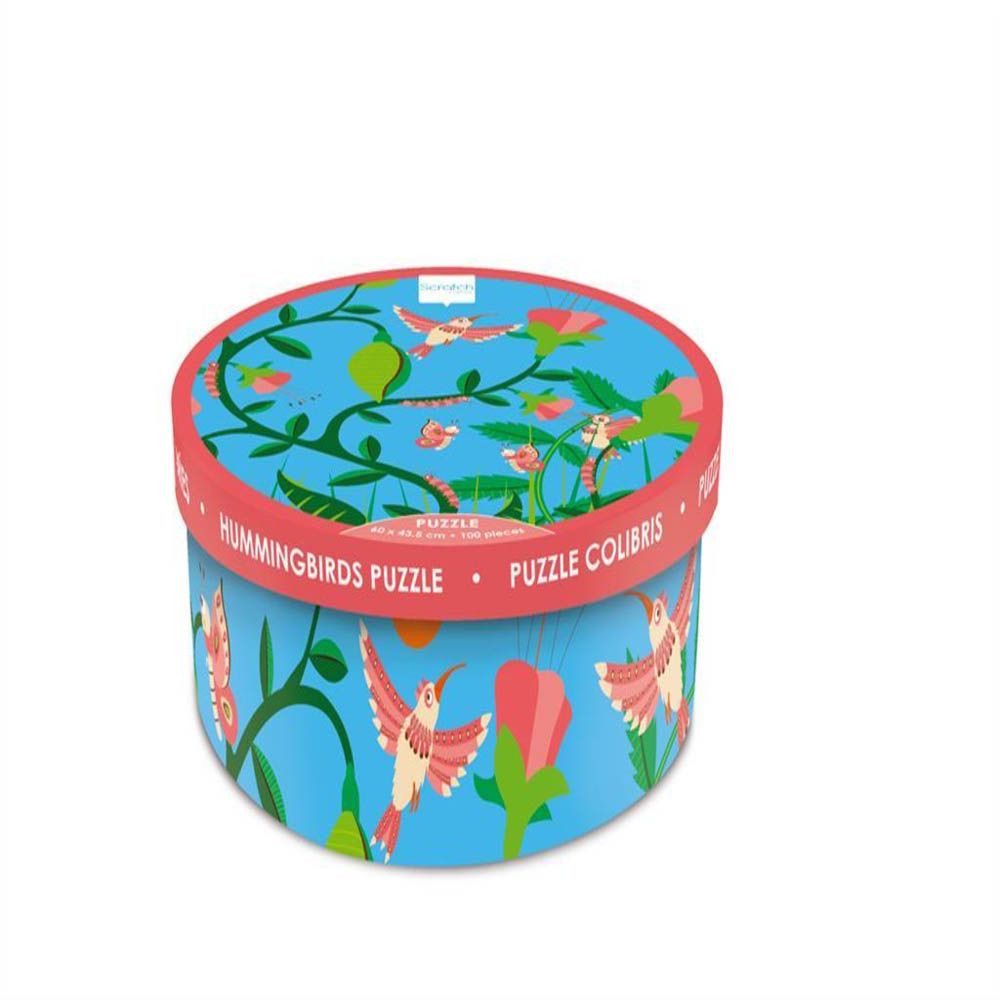 Scratch Europe Puzzle 100Pcs - Hummingbirds