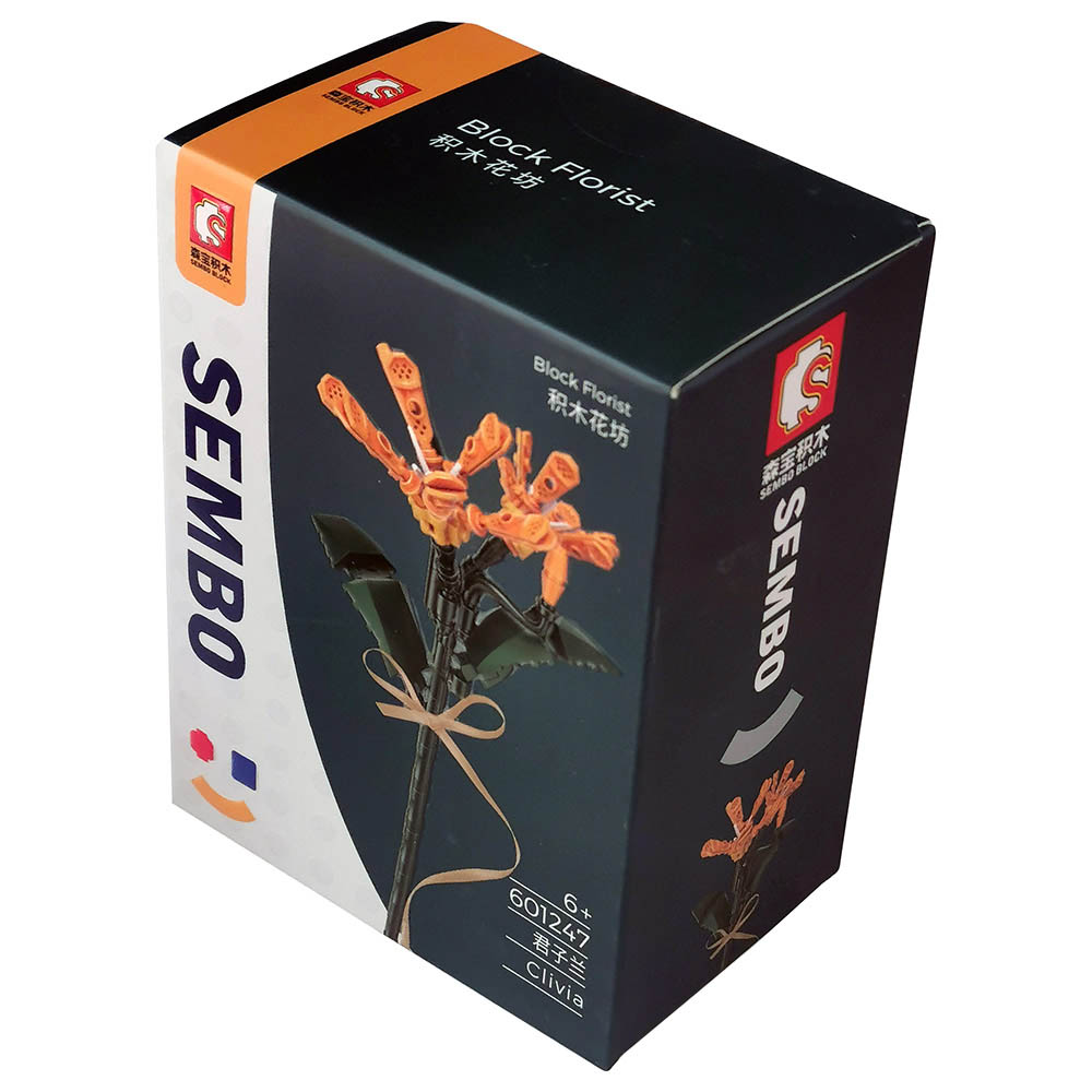Sembo - 601247 - Clivia Flower Building Blocks - Yellow