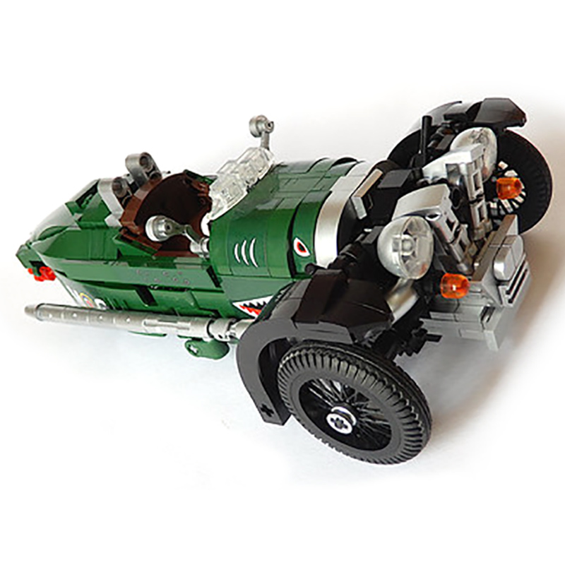 Sembo - Jumbo Frenzy Car Building Blocks - 487 Pcs - Green