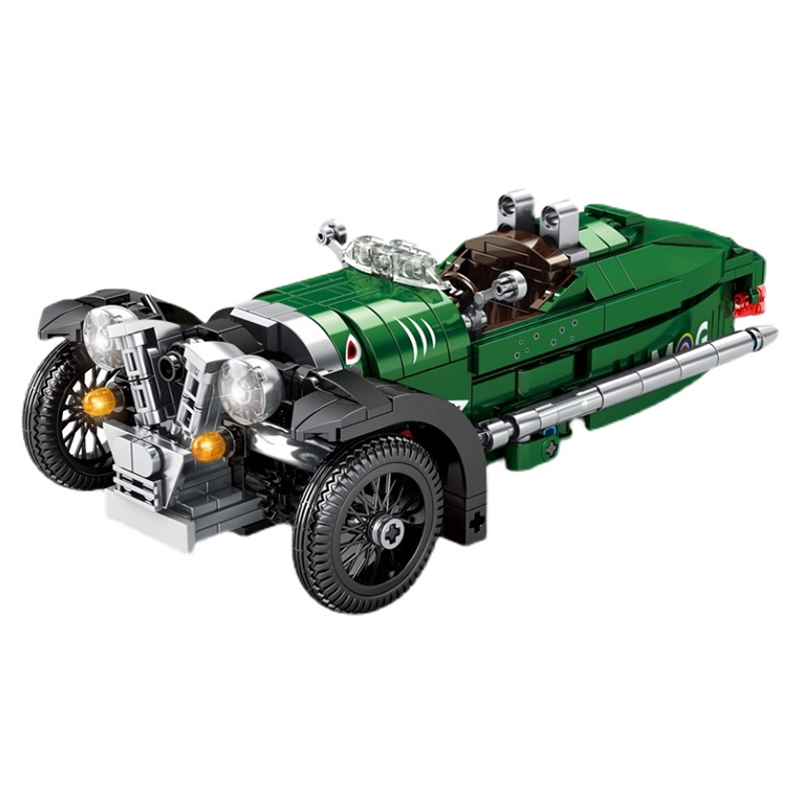 Sembo - Jumbo Frenzy Car Building Blocks - 487 Pcs - Green