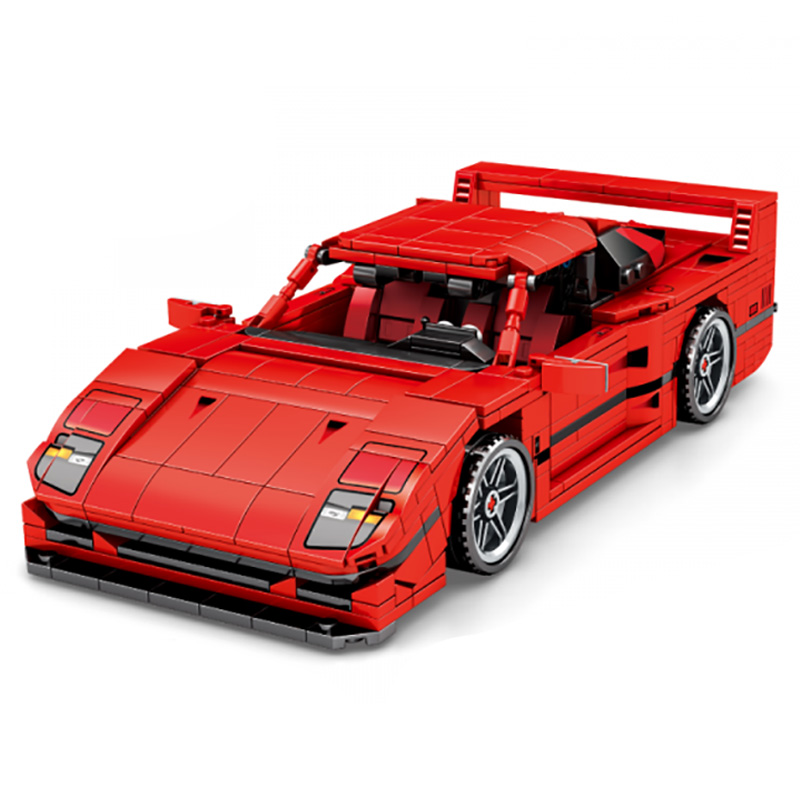 Sembo - Sport F40 Car Building Blocks - 811 Pcs - Red