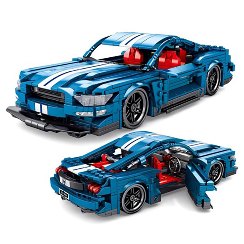 Sembo - Wild Premium Car Building Blocks - 827 Pcs - Blue