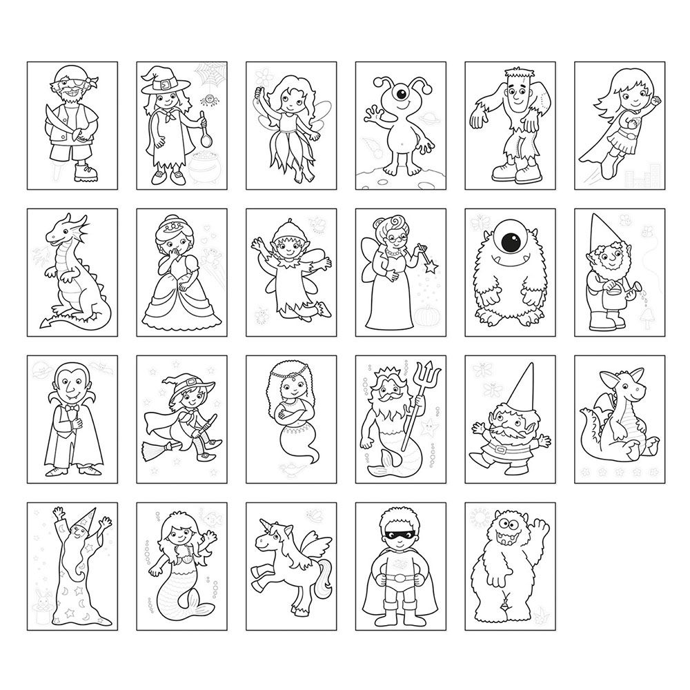 Orchard Make Believe Colouring Book