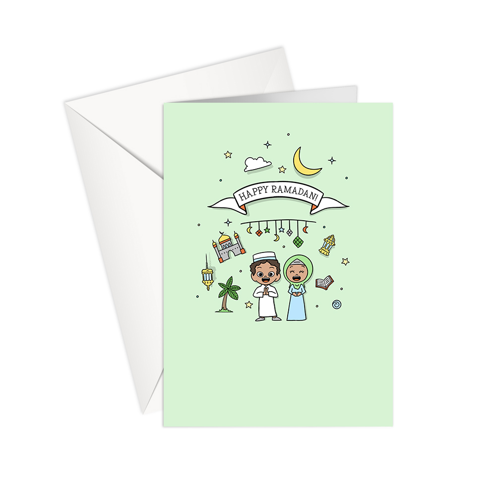 SharetheLove - Greeting Card Ramadan Kareem - Kids