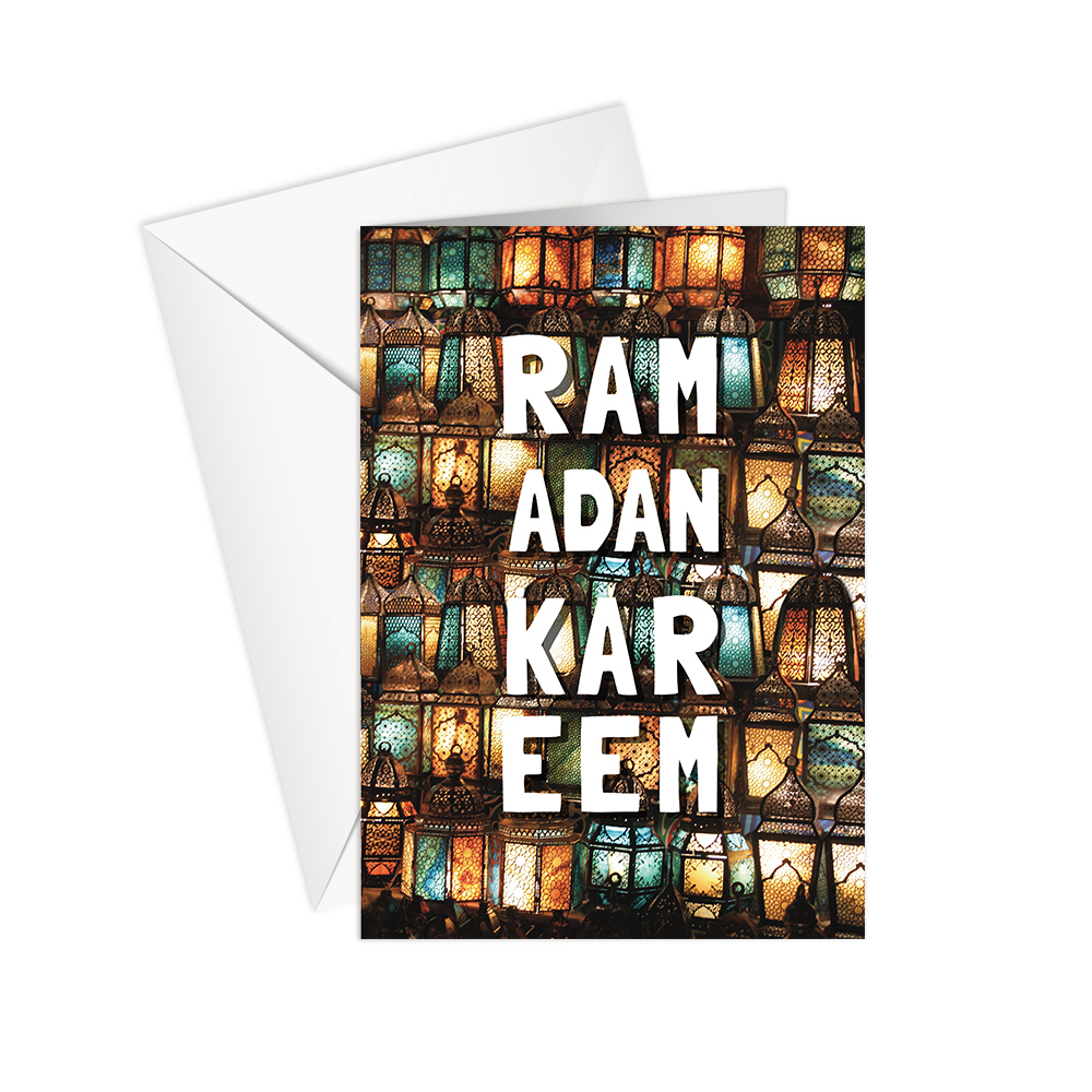 SharetheLove - Greeting Card Ramadan Kareem - Lanterns