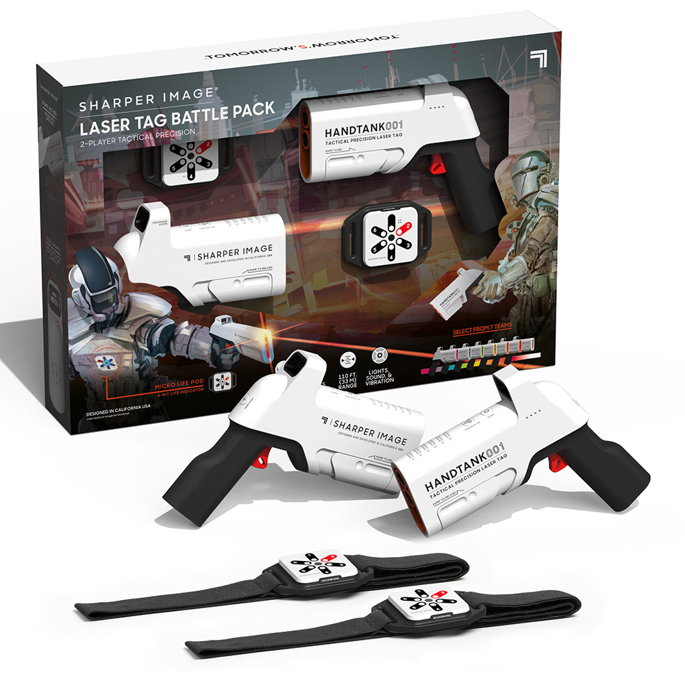Sharper Image - Laser Tag Handtank Battle Pack 2-Player Electronic Laser Tag Toy