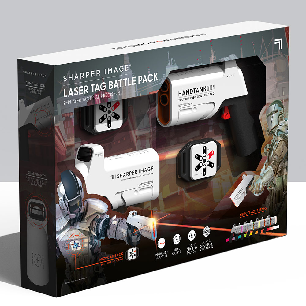 Sharper Image - Laser Tag Handtank Battle Pack 2-Player Electronic Laser Tag Toy