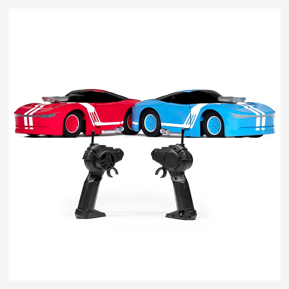 Sharper Image - RC Demolition Derby Car 2 Pack Speed Sports Racing Club Cars