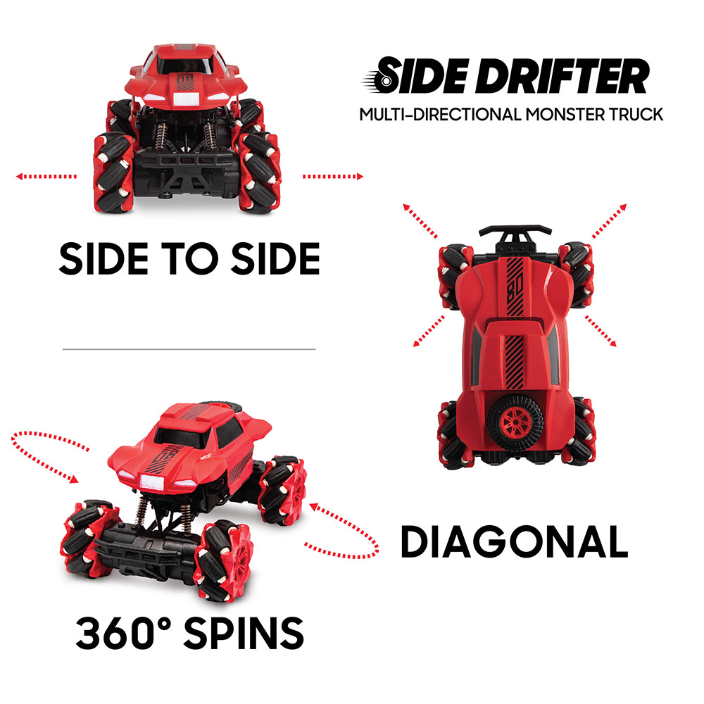 Sharper Image - RC Side Drifter Monster Truck Toy