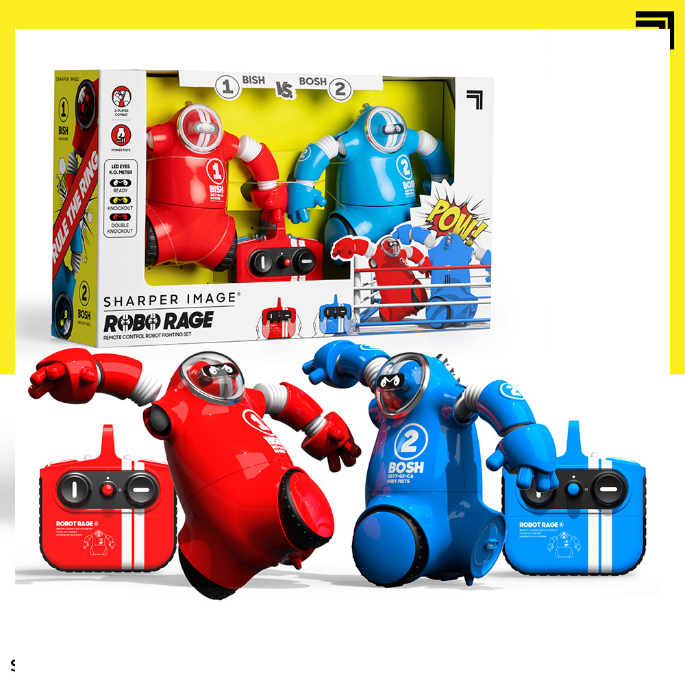 Sharper Image - Robo Rage Remote Control Robot Fighting Set