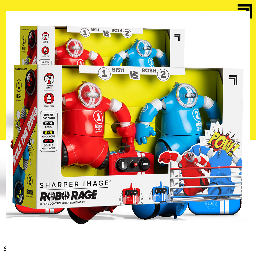 Sharper Image - Robo Rage Remote Control Robot Fighting Set