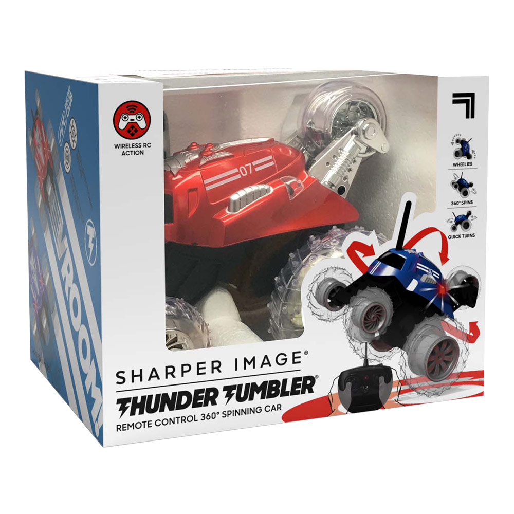 Sharper Image - Thunder Tumbler 360 Degrees Remote Control Spinning Car