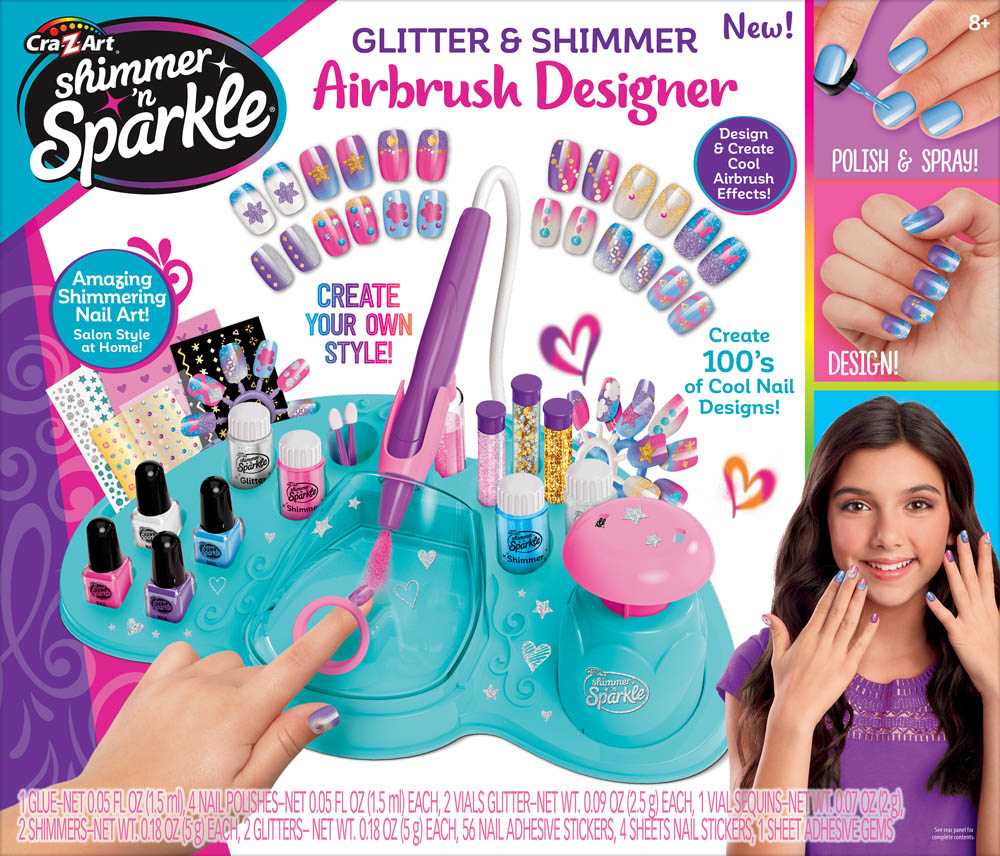 Shimmer N Sparkle - Glitter & Shimmer Airbrush Nail Designer