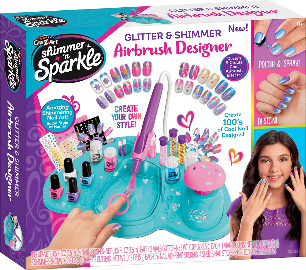 Shimmer N Sparkle - Glitter & Shimmer Airbrush Nail Designer