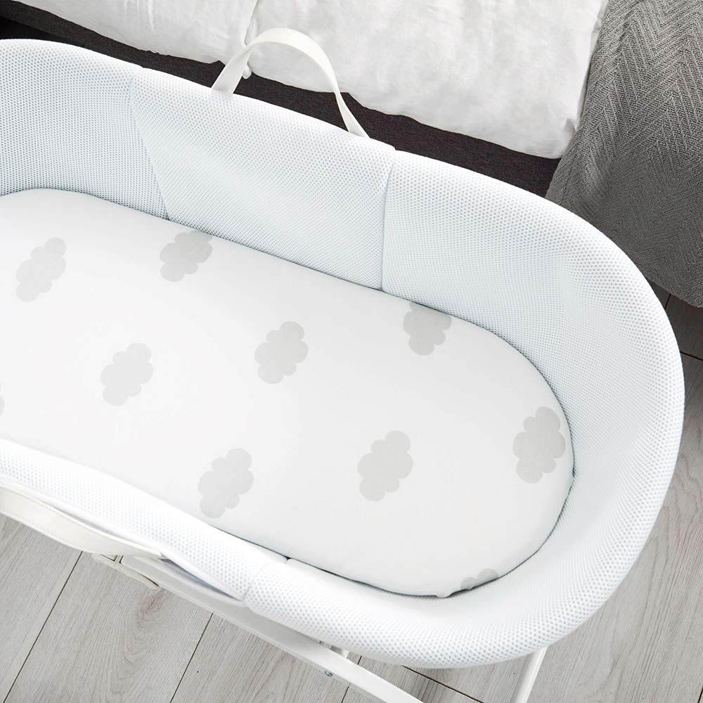 Shnuggle moses basket fitted sheets cheap