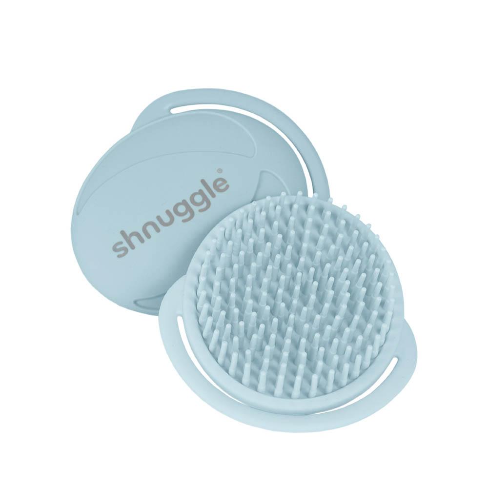 Shnuggle - Baby Bath Silicone Brush - Blue