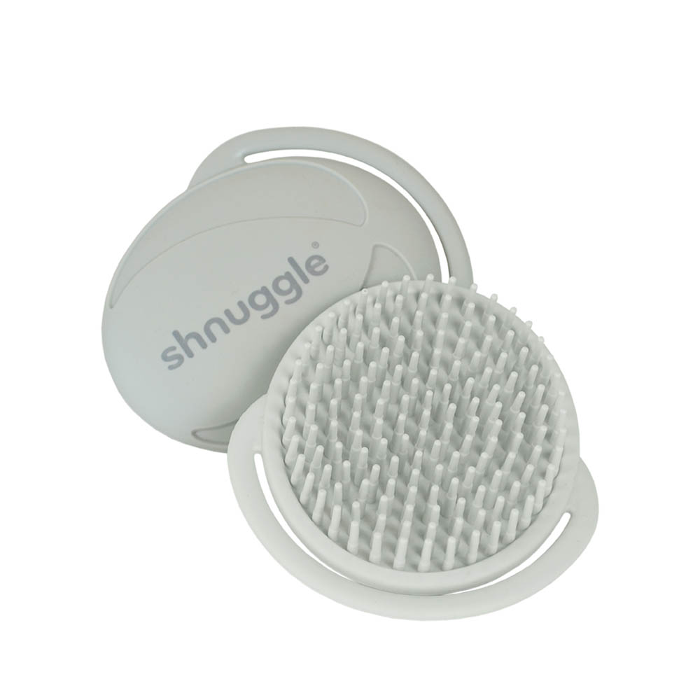 Shnuggle - Baby Bath Silicone Brush - Grey