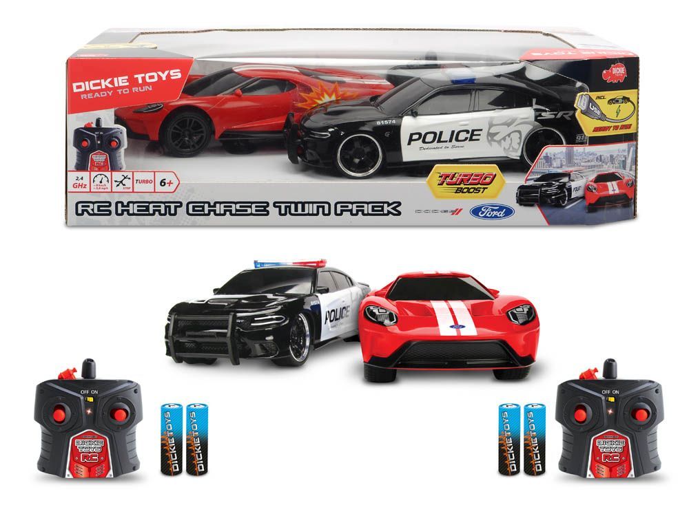 Dickie Rc - RC Heat Chase Twin Pack